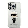 Karl Lagerfeld KLHCP14LHNIKTCT iPhone 14 Pro 6,1 transparent hardcase Ikonik Karl Lagerfeld