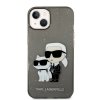 Karl Lagerfeld KLHCP14MHNKCTGK iPhone 14 Plus / 15 Plus 6,7 czarny/black hardcase Glitter Karl&Choupette
