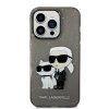 Karl Lagerfeld KLHCP14LHNKCTGK iPhone 14 Pro 6,1 czarny/black hardcase Glitter Karl&Choupette