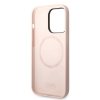Karl Lagerfeld KLHMP14LSNIKBCP iPhone 14 Pro 6,1 hardcase różowy/pink Silicone Ikonik Magsafe
