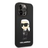 Karl Lagerfeld KLHMP14LSNIKBCK iPhone 14 Pro 6,1 hardcase czarny/black Silicone Ikonik Magsafe