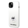 Karl Lagerfeld KLHCP14MSNCHBCH iPhone 14 Plus / 15 Plus 6,7 hardcase biały/white Silicone Choupette