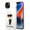 Karl Lagerfeld KLHCP14MSNIKBCH iPhone 14 Plus / 15 Plus 6,7 hardcase biały/white Silicone Ikonik