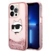 Karl Lagerfeld KLHCP14LLNCHCP iPhone 14 Pro 6,1 różowy/pink hardcase Glitter Choupette Head