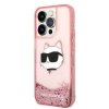 Karl Lagerfeld KLHCP14LLNCHCP iPhone 14 Pro 6,1 różowy/pink hardcase Glitter Choupette Head
