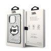Karl Lagerfeld KLHCP14XG2CPS iPhone 14 Pro Max 6,7 srebrny/silver hardcase Glitter Choupette Patch