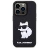 Karl Lagerfeld KLHCP14L3DRKHNK iPhone 14 Pro 6.1 czarny/black hardcase Rubber Choupette 3D