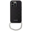 Karl Lagerfeld KLHCP14LSACKLHPK iPhone 14 Pro 6.1 czarny/black hardcase Saffiano Monogram Chain