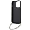 Karl Lagerfeld KLHCP14LSACKLHPK iPhone 14 Pro 6.1 czarny/black hardcase Saffiano Monogram Chain