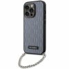 Karl Lagerfeld KLHCP14XSACKLHPG iPhone 14 Pro Max 6.7 srebrny/silver hardcase Saffiano Monogram Chain
