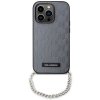 Karl Lagerfeld KLHCP14XSACKLHPG iPhone 14 Pro Max 6.7 srebrny/silver hardcase Saffiano Monogram Chain