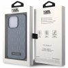 Karl Lagerfeld KLHCP14XSACKLHPG iPhone 14 Pro Max 6.7 srebrny/silver hardcase Saffiano Monogram Chain