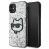 Karl Lagerfeld KLHCN61G2CPS iPhone 11 / Xr 6.1 srebrny/silver hardcase Glitter Choupette Patch