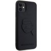 Karl Lagerfeld KLHCN613DRKNK iPhone 11 / Xr 6.1 czarny/black hardcase Rubber Karl Head 3D