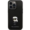 Karl Lagerfeld KLHCP13XSMHKNPK iPhone 13 Pro Max 6,7 czarny/black Silicone Ikonik Metal Pin