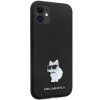Karl Lagerfeld KLHCN61SMHCNPK iPhone 11 / Xr 6.1 czarny/black hardcase Silicone C Metal Pin