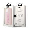 Karl Lagerfeld KLHCP15S3DMBKCP iPhone 15 / 14 / 13 6.1 różowy/pink hardcase 3D Rubber Glitter Logo