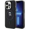 Karl Lagerfeld KLHMP15LHFCKNOK iPhone 15 Pro 6.1 czarny/black hardcase IML Ikonik MagSafe