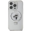 Karl Lagerfeld KLHMP15XHMRSKCH iPhone 15Pro Max 6.7 biały/white hardcase Ring Stand Karl&Choupettte MagSafe