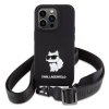 Karl Lagerfeld KLHCP15LSCBSCNK iPhone 15 Pro 6.1 hardcase czarny/black Crossbody Silicone Choupette