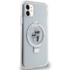 Karl Lagerfeld KLHMN61HMRSKCH iPhone 11 / Xr 6.1 biały/white hardcase Ring Stand Karl&Choupettte MagSafe