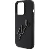 Karl Lagerfeld KLHCP15LSKSBMCK iPhone 15 Pro 6.1 czarny/black hardcase Silicone Karl Script
