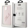 Karl Lagerfeld KLHCP15SSKSBMCP iPhone 15 / 14 / 13 6.1 różowy/pink hardcase Silicone Karl Script