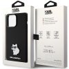 Karl Lagerfeld KLHCP15XSMHCNPK iPhone 15 Pro Max 6.7 czarny/black Silicone Choupette Metal Pin