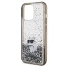 Karl Lagerfeld KLHCP13XLKCNSK iPhone 13 Pro Max 6.7 transparent hardcase Liquid Glitter Choupette