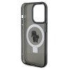 Karl Lagerfeld KLHMP14LHMRSKCK iPhone 14Pro 6.1 czarny/black hardcase Ring Stand Karl&Choupettte MagSafe