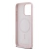 Karl Lagerfeld KLHMP15LSCMKCRHP iPhone 15 Pro 6.1 różowy/pink hardcase Silicone Karl & Choupette MagSafe
