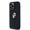 Karl Lagerfeld KLHMP14LSCMKCRHK iPhone 14 Pro 6.1 czarny/black hardcase Silicone Karl & Choupette MagSafe