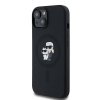 Karl Lagerfeld KLHMP15MSCMKCRHK iPhone 15 Plus / 14 Plus 6.7 czarny/black hardcase Silicone Karl & Choupette MagSafe