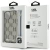 Karl Lagerfeld KLHCP15SHKDPNSK iPhone 15 / 14 / 13 6.1 czarny/black hardcase IML Mono KL Pattern & Cord