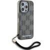 Karl Lagerfeld KLHCP15LHKDPNSK iPhone 15 Pro 6.1 czarny/black hardcase IML Mono KL Pattern & Cord