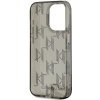 Karl Lagerfeld KLHCP15LHKDPNSK iPhone 15 Pro 6.1 czarny/black hardcase IML Mono KL Pattern & Cord