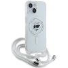 Karl Lagerfeld KLHMP13MHCCHNT iPhone 13 / 14 / 15 6.1 hardcase transparent IML Choupette Head & Cord Magsafe