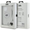 Karl Lagerfeld KLHMP13MHCCHNT iPhone 13 / 14 / 15 6.1 hardcase transparent IML Choupette Head & Cord Magsafe