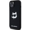 Karl Lagerfeld KLHMP15SSCHPPLK iPhone 15 / 14 / 13 6.1 czarny/black hardcase Silicone Choupette Head MagSafe