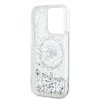 Karl Lagerfeld KLHMP15LLGKISGH iPhone15 Pro 6.1 hardcase transparent Liquid Glitter Karl Head Magsafe