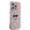 Karl Lagerfeld KLHCP15XHKLPCHP iPhone 15 Pro Max 6.7 różowy/pink hardcase IML Choupette Head & Monogram