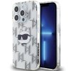 Karl Lagerfeld KLHCP15XHKLPCHT iPhone 15 Pro Max 6.7 transparent hardcase IML Choupette Head & Monogram