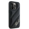 Karl Lagerfeld KLHCP14LPQDSMGK iPhone 14 Pro 6.1 czarny/black hardcase Diagonal Quilted Script