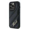 Karl Lagerfeld KLHCP14XPQDSMGK iPhone 14 Pro Max 6.7 czarny/black hardcase Diagonal Quilted Script