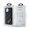 Karl Lagerfeld KLHCP15MPQDSMGK iPhone 15 Plus / 14 Plus 6.7 czarny/black hardcase Diagonal Quilted Script