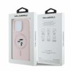 Karl Lagerfeld KLHMP16LSCMKCRHP iPhone 16 Pro 6.3 różowy/pink hardcase Silicone Karl&Choupette Ring MagSafe
