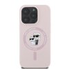 Karl Lagerfeld KLHMP16XSCMKCRHP iPhone 16 Pro Max 6.9 różowy/pink hardcase Silicone Karl&Choupette Ring MagSafe