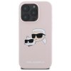 Karl Lagerfeld KLHMP16XSKCHPPLP iPhone16 Pro Max 6.9 różowy/pink hardcase Silicone Double Heads Print MagSafe