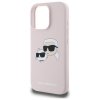 Karl Lagerfeld KLHMP16XSKCHPPLP iPhone16 Pro Max 6.9 różowy/pink hardcase Silicone Double Heads Print MagSafe