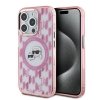 Karl Lagerfeld KLHMP15XHMCKMHP iPhone 15Pro Max 6.7 różowy/pink IML Monogram Karl&Choupette Head MagSafe